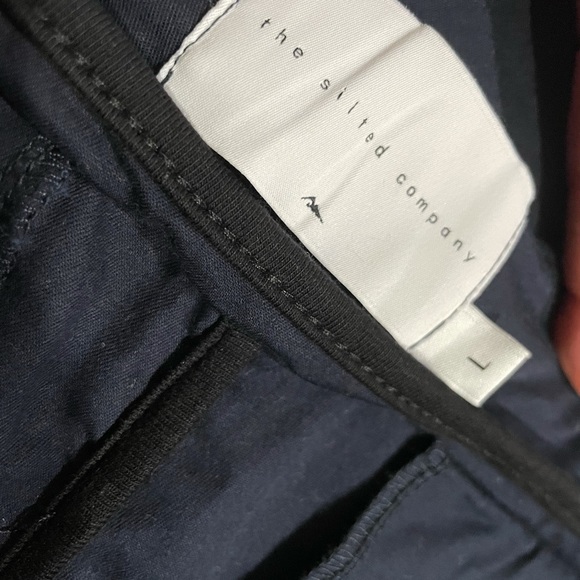 The Silted Company, large, navy blue pants, drawstring waist. - Picture 9 of 11